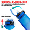 SPORT TRINKFLASCHE Joe Maxx ATHLETICA 1000 ml blau-pink