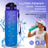 SPORT WATER BOTTLE Joe Maxx ATHLETICA 1000 ml purple-turqoise