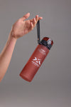 SPORT TRINKFLASCHE Joe Maxx ATHLETICA 560 ml rot/bronze