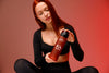 SPORT TRINKFLASCHE Joe Maxx ATHLETICA 560 ml rot/bronze