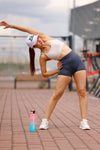 SPORT TRINKFLASCHE Joe Maxx ATHLETICA 1000 ml rosa-türkis