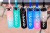 SPORT TRINKFLASCHE Joe Maxx ATHLETICA 1000 ml blau-pink