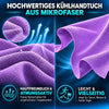 Kühlhandtuch mit Karabiner, lila
