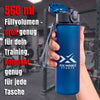 SPORT TRINKFLASCHE Joe Maxx ATHLETICA 560 ml blau