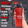 SPORT TRINKFLASCHE Joe Maxx ATHLETICA 560 ml rot/bronze