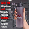 SPORT TRINKFLASCHE Joe Maxx ATHLETICA 560 ml schwarz