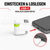 Mini USB-C Fan for Smartphones white