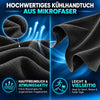 Kühlhandtuch mit Karabiner, schwarz