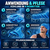 Kühlhandtuch mit Karabiner, blau