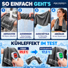Kühlhandtuch mit Karabiner, grau