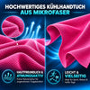 Kühlhandtuch mit Karabiner, pink