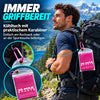 Kühlhandtuch mit Karabiner, pink