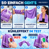 Kühlhandtuch mit Karabiner, lila